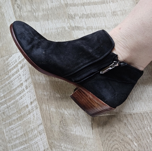 Sam Edelman Betty Suede Leather Ankle Booties - Picture 13 of 16